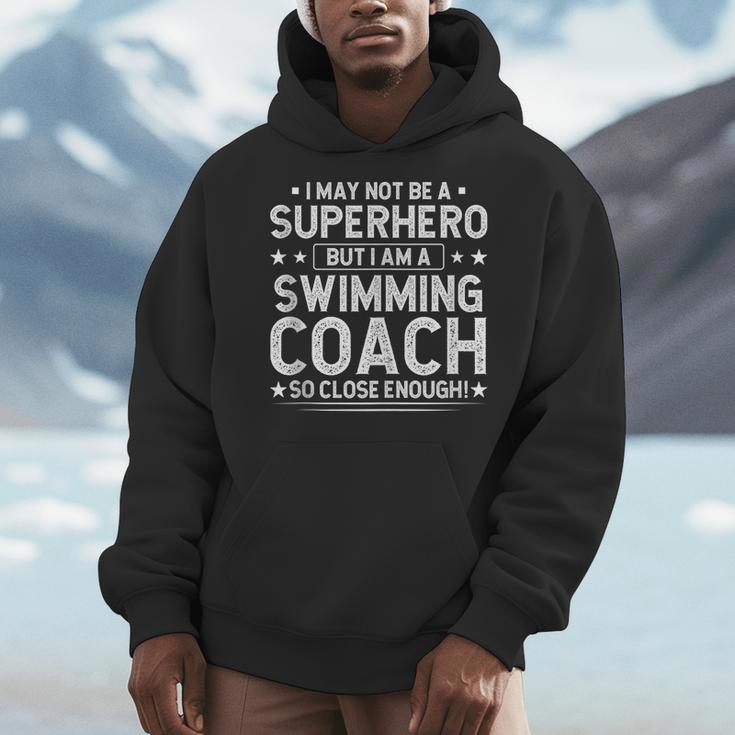 Superhero Swimming Coach Swimming Coach Humor Men Hoodie Superhero Swimming Coach Swimming Coach Humor Men Hoodie