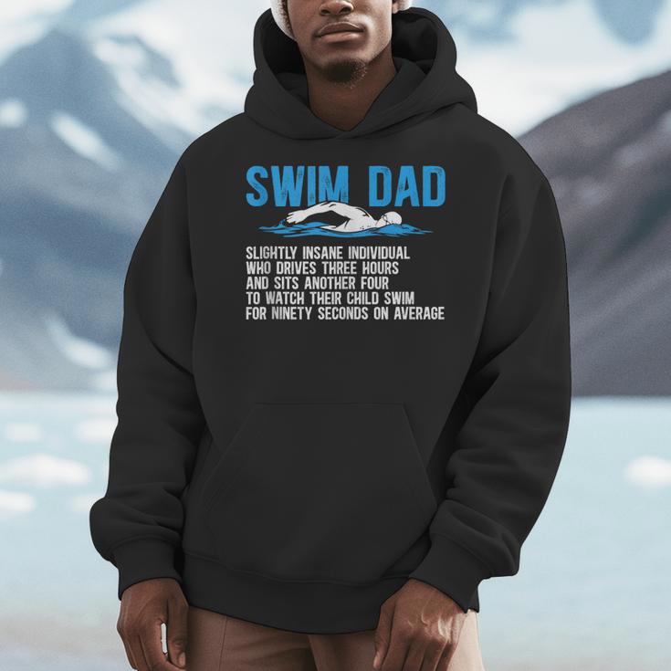 Swim Dad Definition Swimming Dad Of A Swimmer Father Men Hoodie Swim Dad Definition Swimming Dad Of A Swimmer Father Men Hoodie