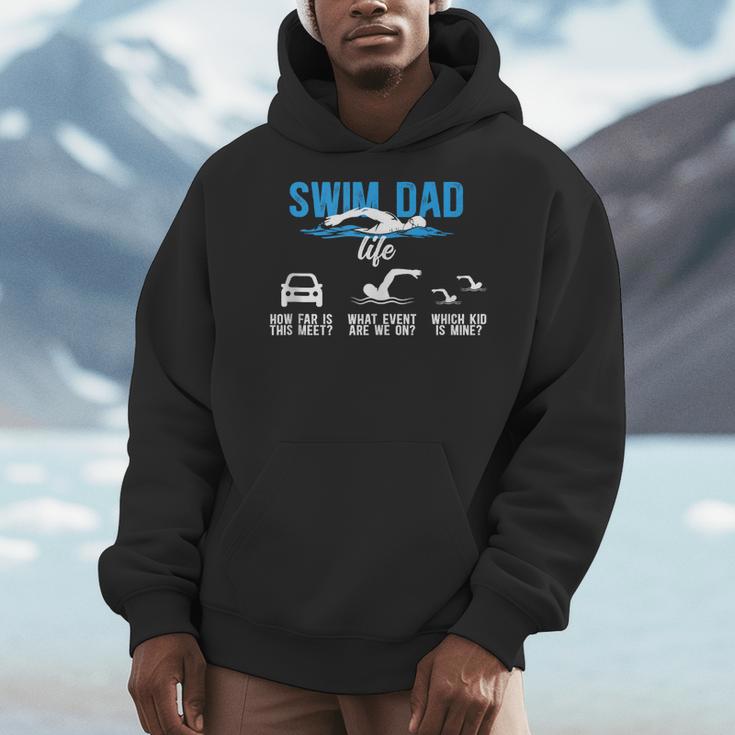 Swim Dad Life Swimming Dad Of A Swimmer Father Men Hoodie Swim Dad Life Swimming Dad Of A Swimmer Father Men Hoodie