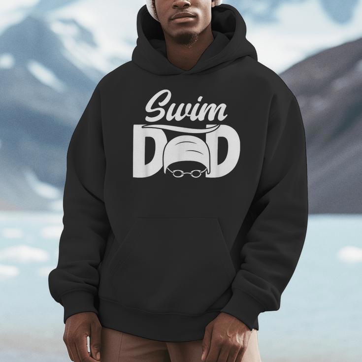 Swim Dad Proud Swimming Dad Of A Swimmer Dad Swim Father Men Hoodie Swim Dad Proud Swimming Dad Of A Swimmer Dad Swim Father Men Hoodie