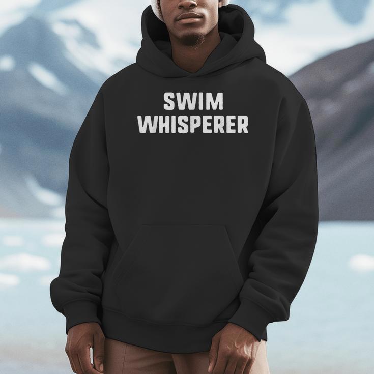 Swim Whisperer Swimming Coach Teacher Instructor Men Hoodie