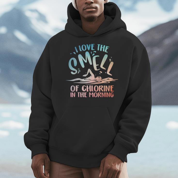 Swimmer Art For Men Women Swim Team Coach Swimming Men Hoodie