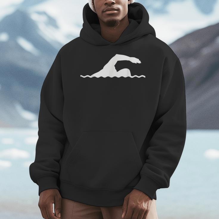 Swimming Float Men Hoodie Swimming Float Men Hoodie