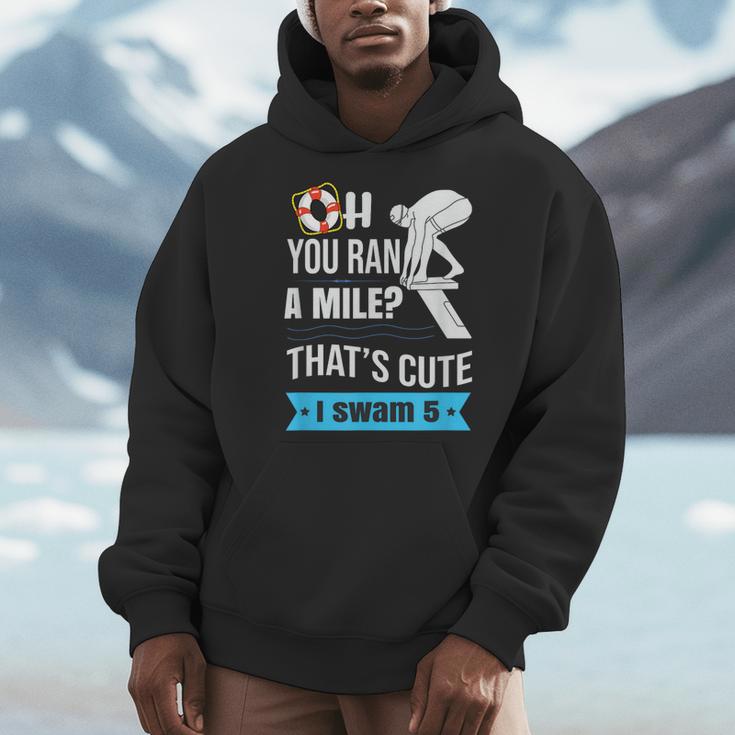 Swimming Saying For Swimmers Men Hoodie
