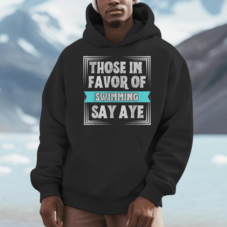 Swimming Swim Swimmer Men Hoodie