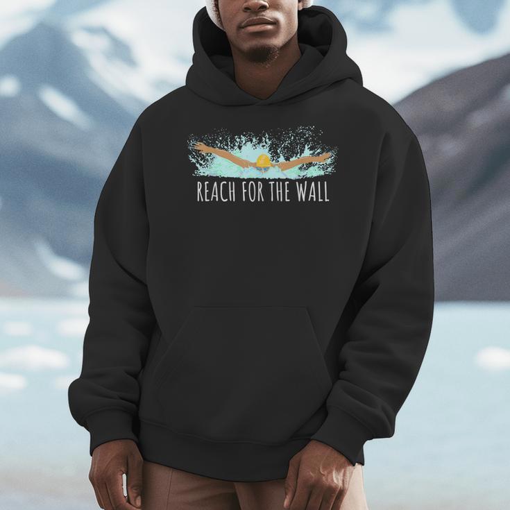 Swimming Swim Team Gear For a Swimmer Quote Saying Men Hoodie