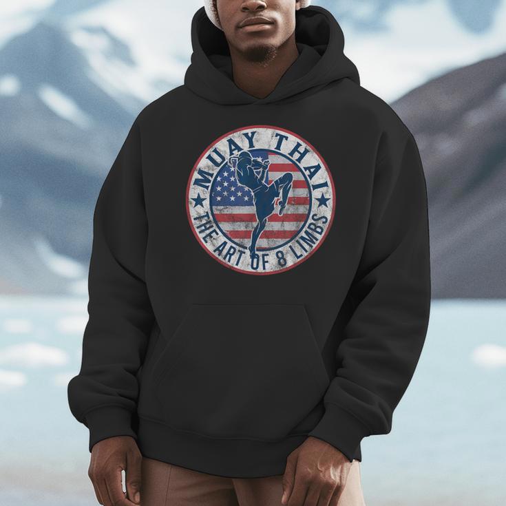 Vintage Muay Thai Karate Boxing Mixed Martial Arts Men Hoodie Vintage Muay Thai Karate Boxing Mixed Martial Arts Men Hoodie