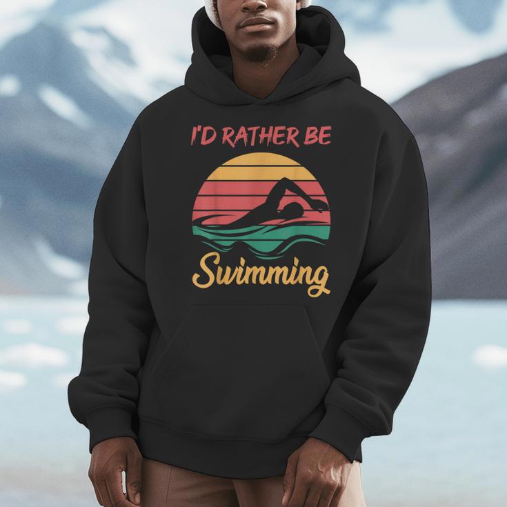 Water Rat Water Sports Hobby Swimming Club Swimming Men Hoodie Water Rat Water Sports Hobby Swimming Club Swimming Men Hoodie