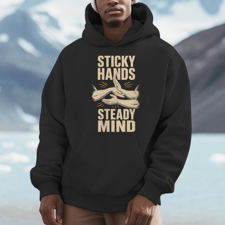 Women's Sticky Hands Steady Mind Muay Thai Boxing Men Hoodie Women's Sticky Hands Steady Mind Muay Thai Boxing Men Hoodie