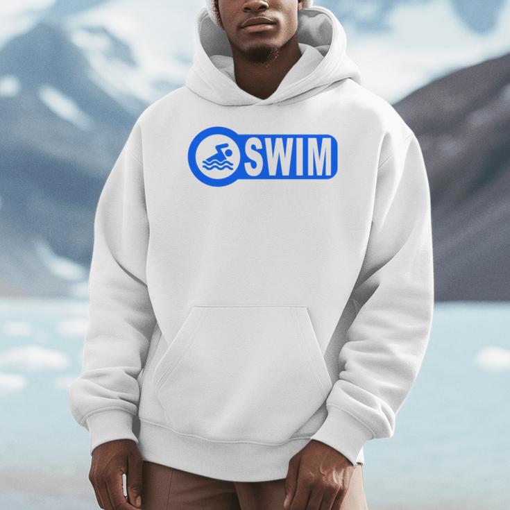 2 Sided Print Swimming Teacher Swim Instructor Swim Lessons Men Hoodie