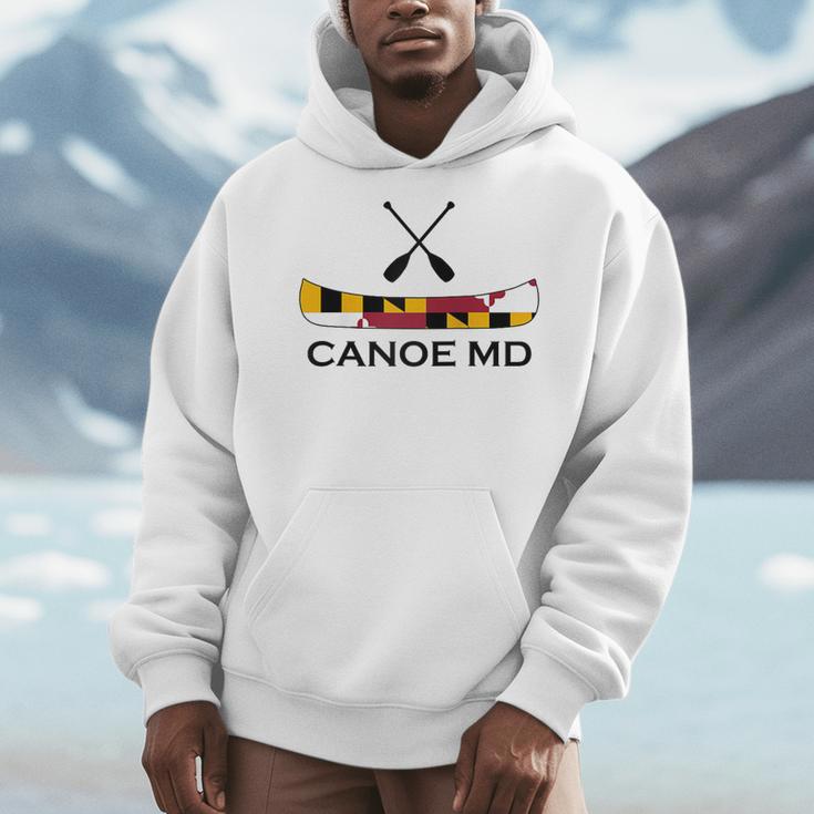 Canoe Maryland Raglan Baseball Tee Men Hoodie