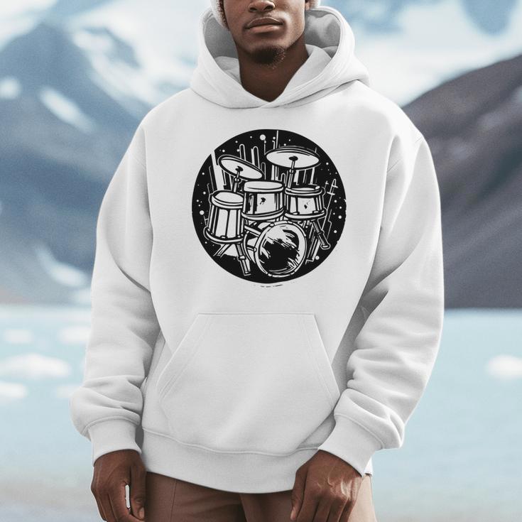 Drum Kit Drums Sweatshirt Men Hoodie Drum Kit Drums Sweatshirt Men Hoodie