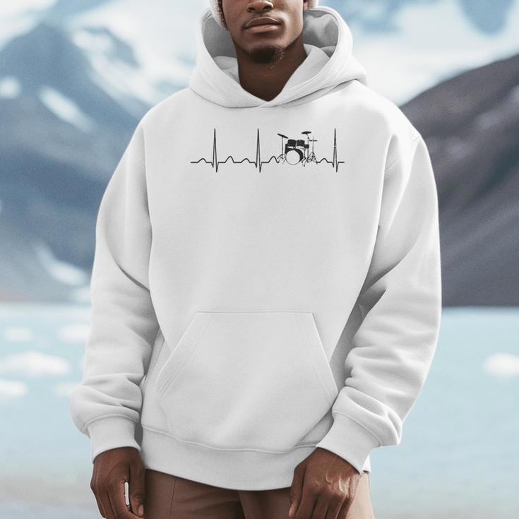 Drum Kit Set Drummer Sweatshirt Men Hoodie Drum Kit Set Drummer Sweatshirt Men Hoodie
