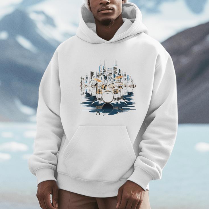 Drumset Drum Kit Music Drummer Drumming Men Hoodie Drumset Drum Kit Music Drummer Drumming Men Hoodie