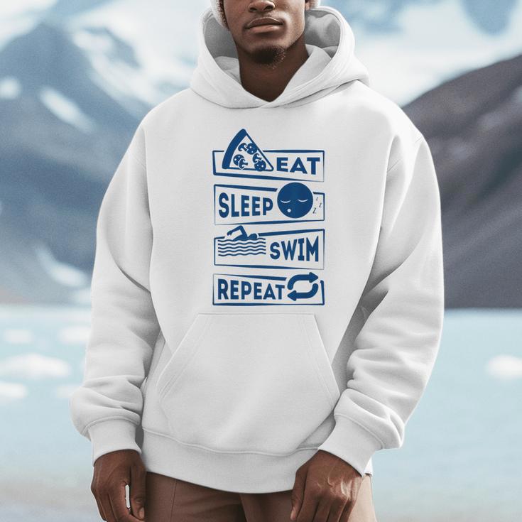 Eat Sleep Swimming Repeat Swimming Men Hoodie Eat Sleep Swimming Repeat Swimming Men Hoodie