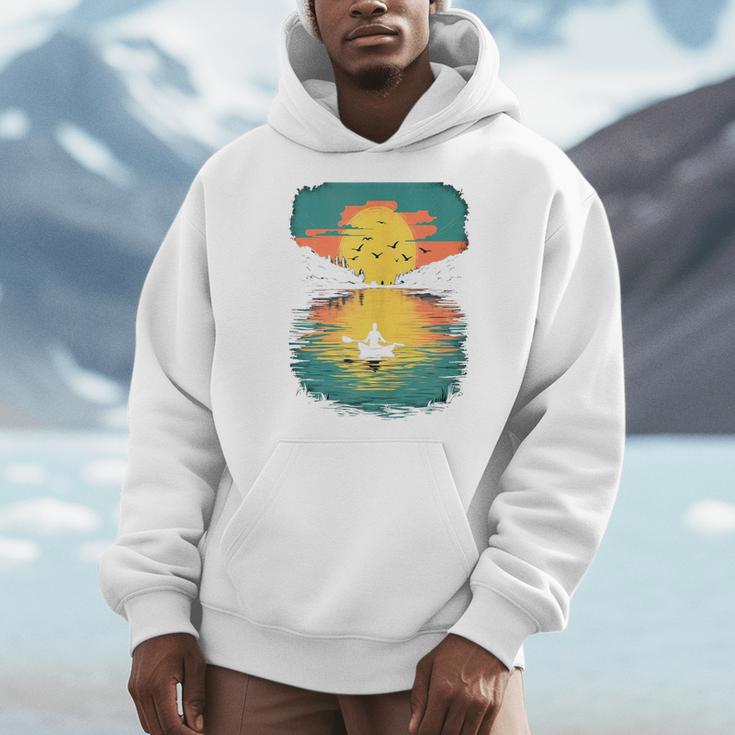 Kayak Kayak Canoe Lake Kayak Canoeing Sleeveless Men Hoodie