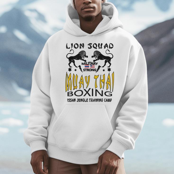 LION SQUAD THAILAND KICKBOXING MUAY THAI MMA TRAINING Men Hoodie