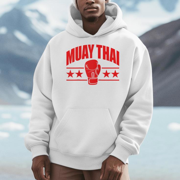 Muay Thai For Men Women Kids Mixed Martial Arts Raglan Baseball Tee Men Hoodie