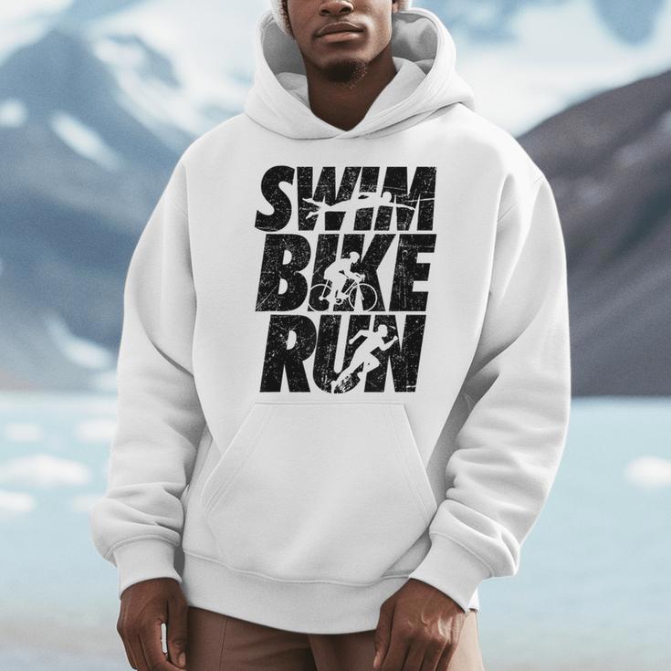 Swimming Cycling Running Triathlon Running Swimming Men Hoodie Swimming Cycling Running Triathlon Running Swimming Men Hoodie