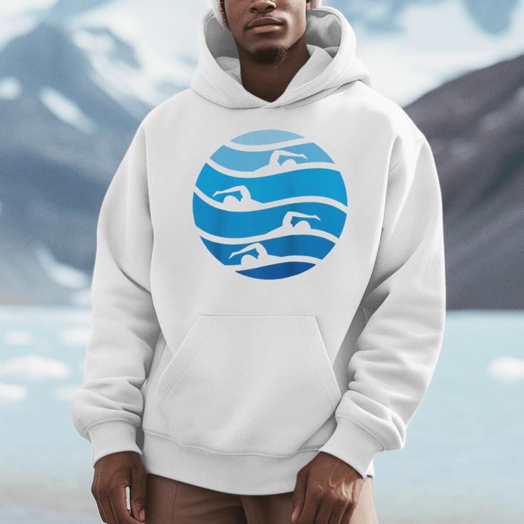 Swimming Freestyle Raglan Baseball Tee Men Hoodie Swimming Freestyle Raglan Baseball Tee Men Hoodie