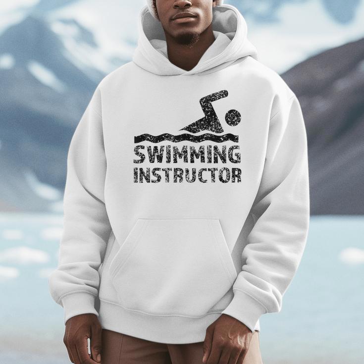 Swimming Instructor Lesson Swim Coach Men Hoodie Swimming Instructor Lesson Swim Coach Men Hoodie