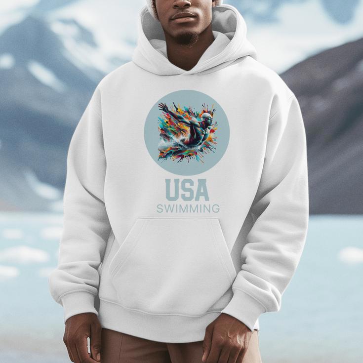 SWIMMING SPORT COMPETITIVE SWIM Men Hoodie SWIMMING SPORT COMPETITIVE SWIM Men Hoodie
