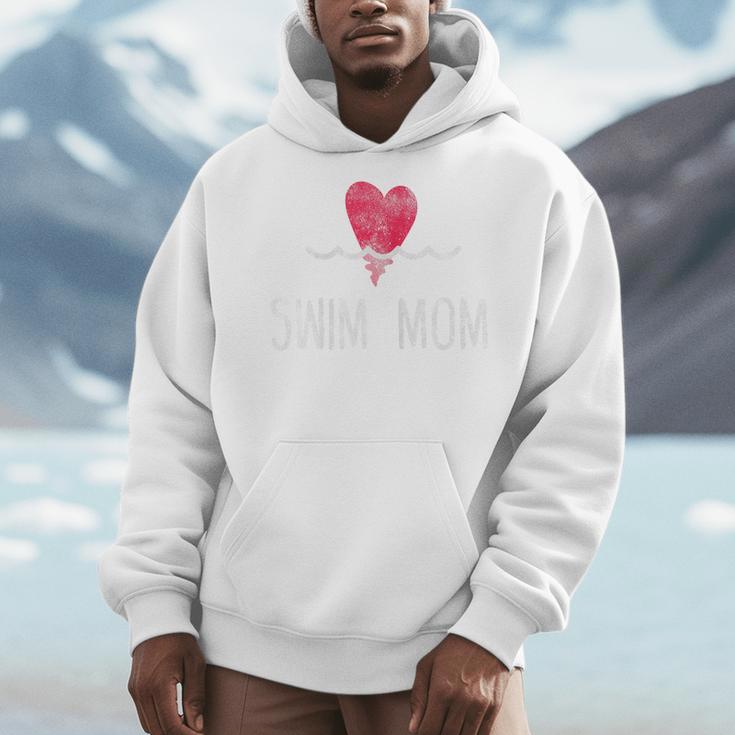 Vintage Swim Mom Shirt Swimming Family Swimmer Men Hoodie
