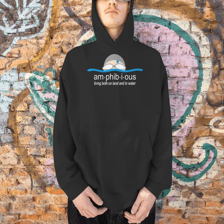 Amphibious Swimming Men Hoodie Amphibious Swimming Men Hoodie