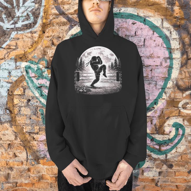 Bigfoot Muay Thai Boxer Martial Arts Sasquatch Men Hoodie Bigfoot Muay Thai Boxer Martial Arts Sasquatch Men Hoodie