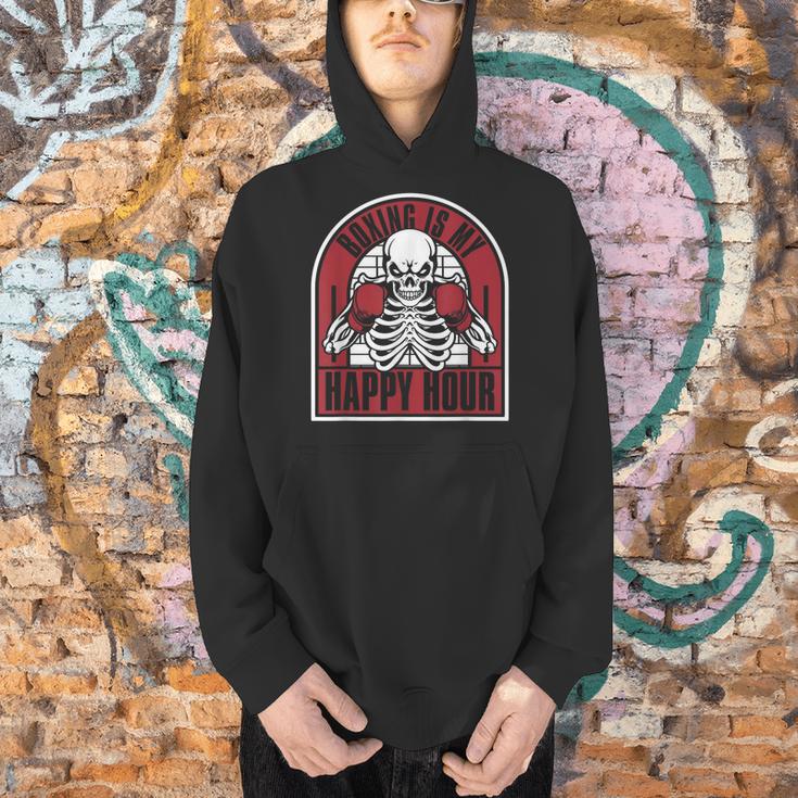 Boxing Is My Happy Hour Muay Thai Kickboxer Fan Boxing Men Hoodie Boxing Is My Happy Hour Muay Thai Kickboxer Fan Boxing Men Hoodie