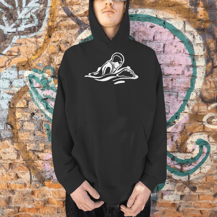 Breaststroke Swimming Stylized Design For Swimmers Men Hoodie Breaststroke Swimming Stylized Design For Swimmers Men Hoodie