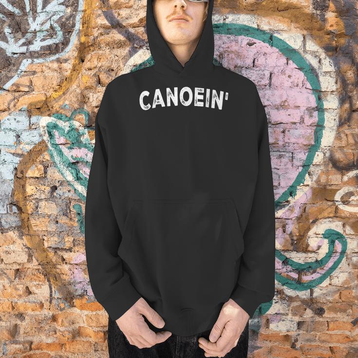 Canoein' Men Hoodie