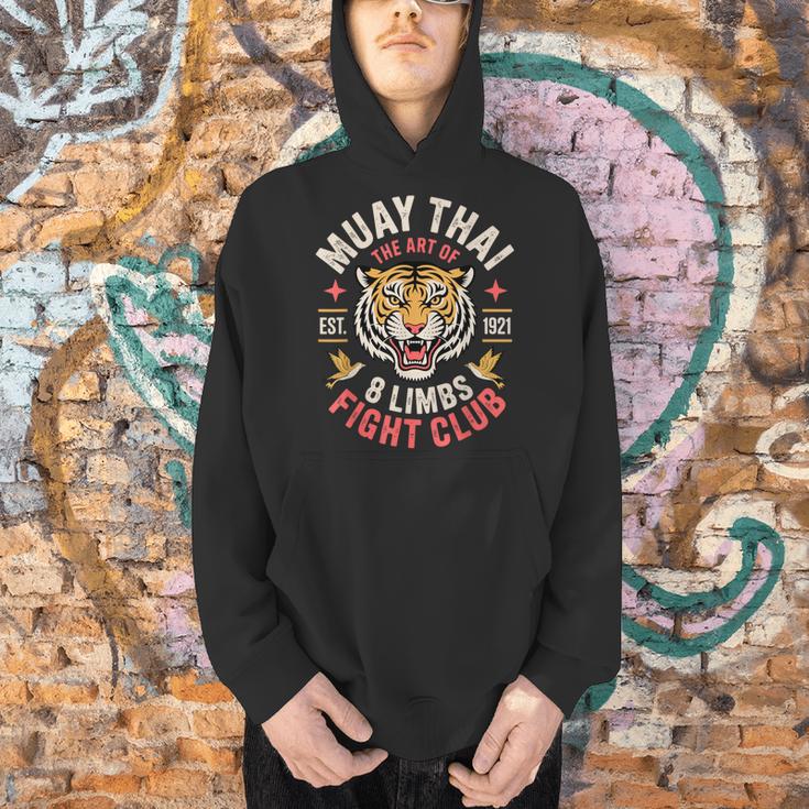 Cool Muay Thai Art For Men Women Kickboxer MMA Muay Thai Men Hoodie