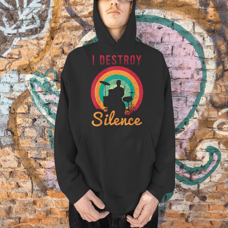 Drum Kit Tshirt For a Drummer With Percussion Instruments Men Hoodie