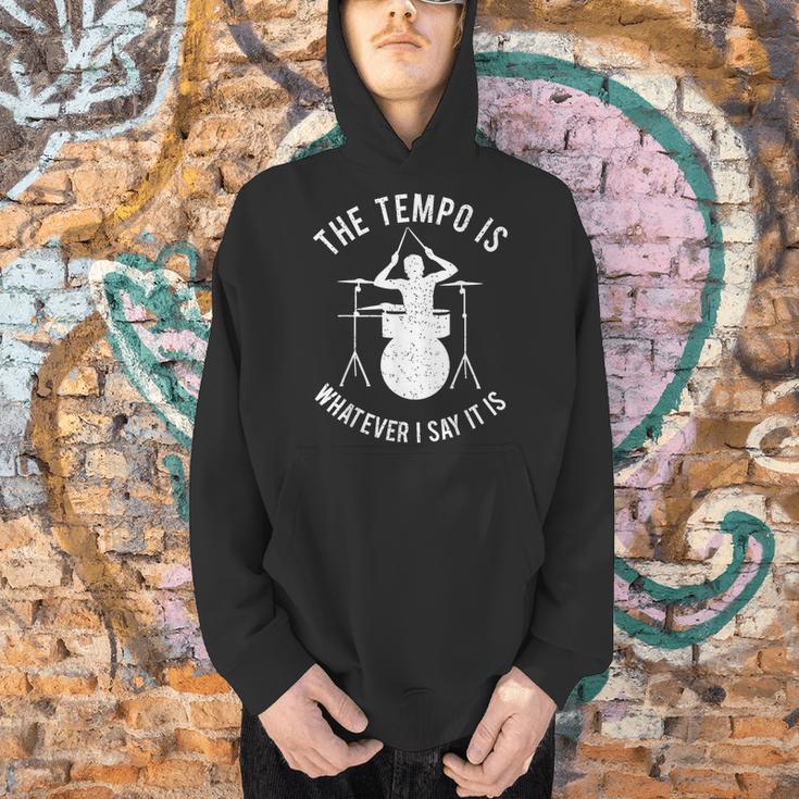 Drum Kit Graphic For a Drummer With Percussion Instruments Men Hoodie Drum Kit Graphic For a Drummer With Percussion Instruments Men Hoodie