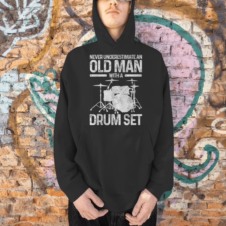 Drummer Drum Kit Vintage Drummer Men Hoodie Drummer Drum Kit Vintage Drummer Men Hoodie