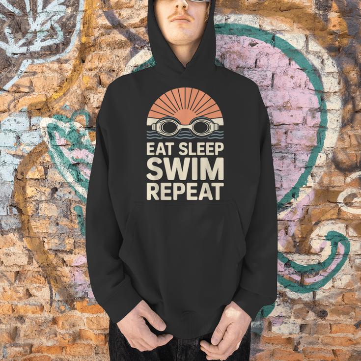 Eat Sleep Swim Repeat Swimmer Swimming Men Hoodie Eat Sleep Swim Repeat Swimmer Swimming Men Hoodie