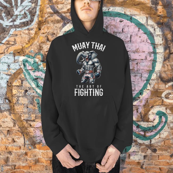 Elephant Muay Thai Kickboxing And Elephant Thai Boxing Men Hoodie Elephant Muay Thai Kickboxing And Elephant Thai Boxing Men Hoodie