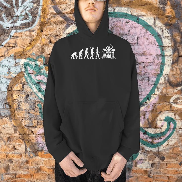 Evolution Drum Kit Men Hoodie Evolution Drum Kit Men Hoodie