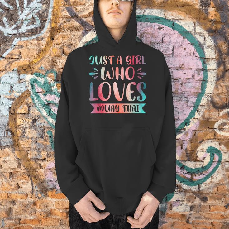 Just a Girl Who Loves Muay Thai Men Hoodie