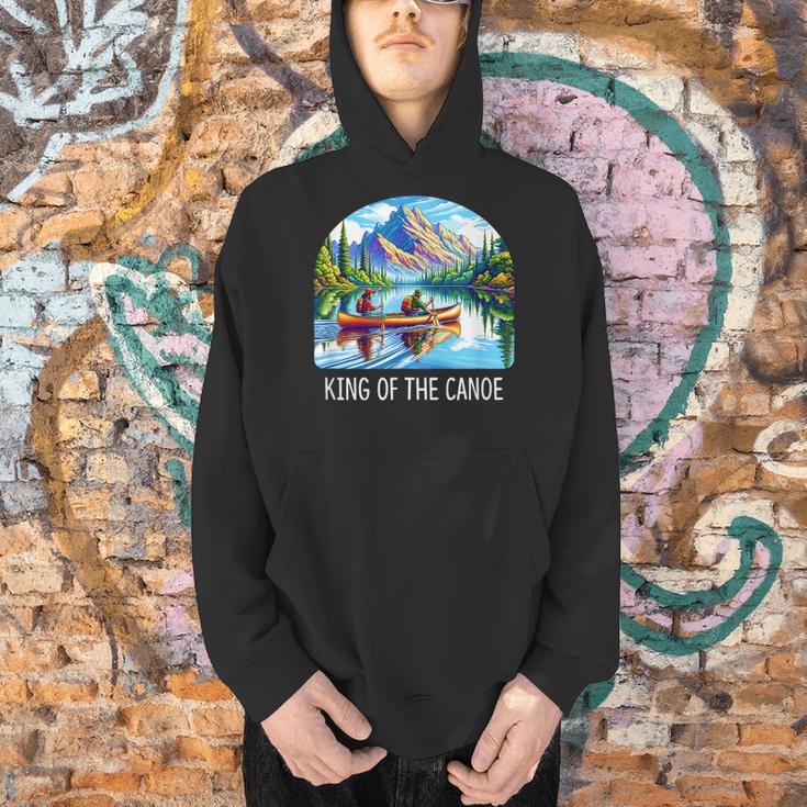 King Of The Canoe Canoeing Men Hoodie