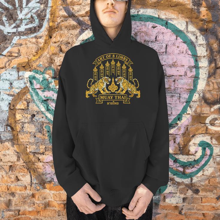 Muay Thai Art Of 8 Limbs Tiger Martial Arts Men Hoodie