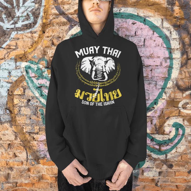 Muay Thai Thai Boxing Elephant Martial Arts T-Shirt Men Hoodie