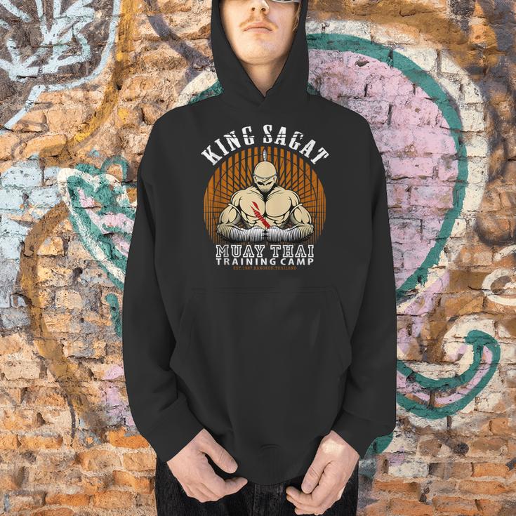 Muay Thai Boxing Training Gym Sagat Training Camp Men Hoodie Muay Thai Boxing Training Gym Sagat Training Camp Men Hoodie