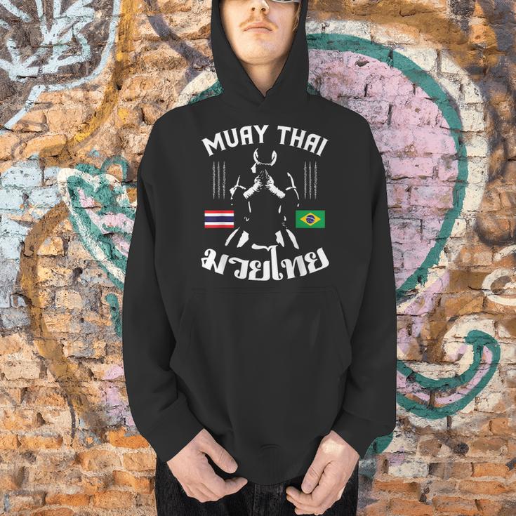 Muay Thai Brazil Brazilian Martial Arts Thai Men Hoodie