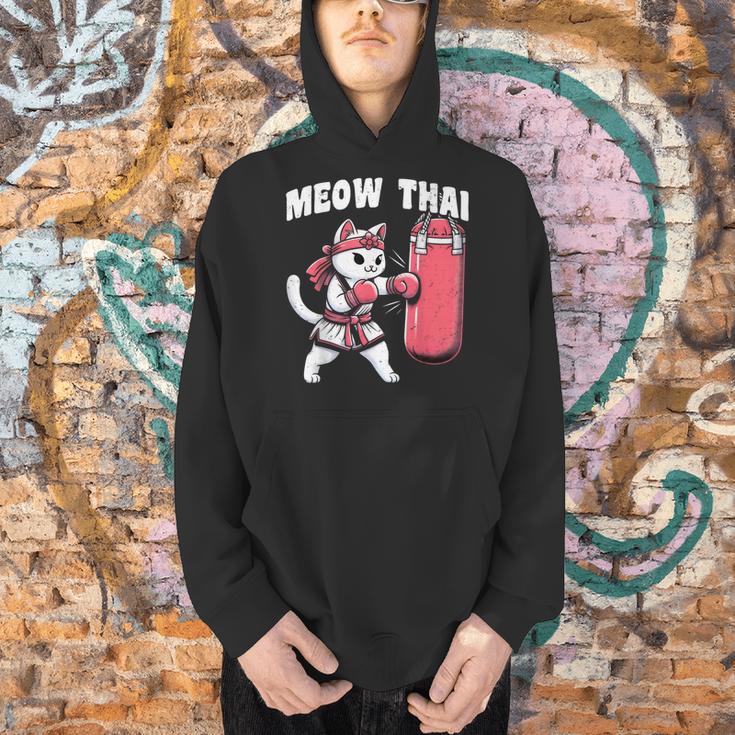 Muay Thai Cat Meow Thai Women Neko Costume Muay Thai Men Hoodie