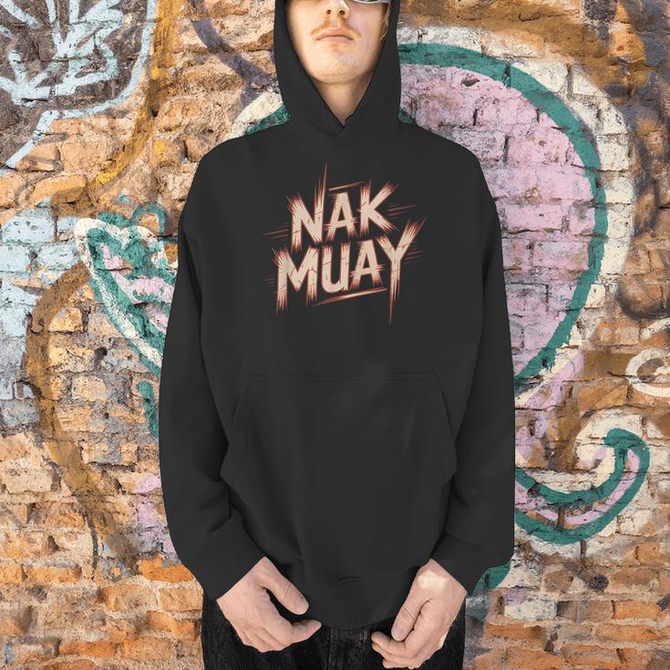 Muay Thai Fighter Nak Identity Training Practitioner Proud Men Hoodie