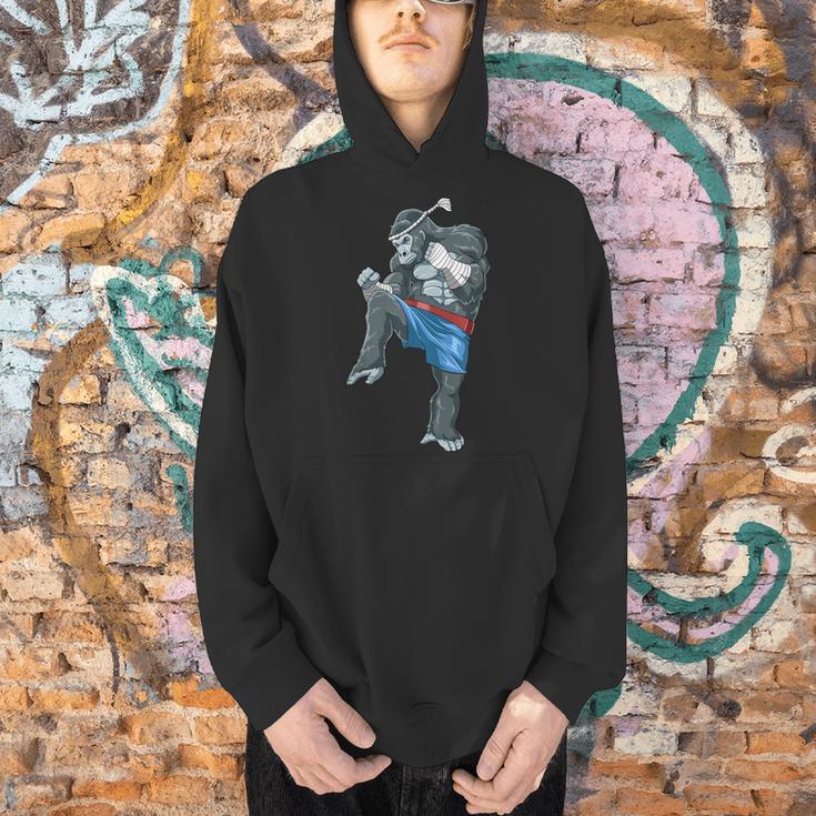 Muay Thai Gorilla Thai Boxing Men Hoodie Muay Thai Gorilla Thai Boxing Men Hoodie