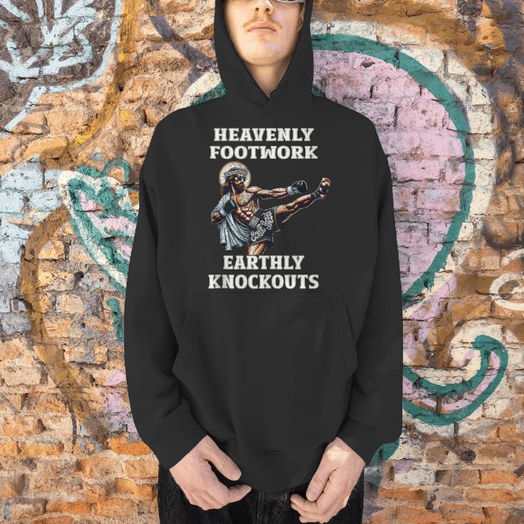 Muay Thai Lord Jesus Kickboxing Christian Men Hoodie