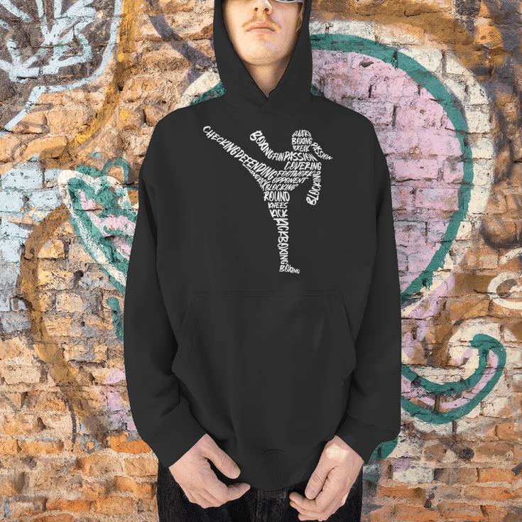 Muay Thai Martial Arts Typography Kickboxer Girls Kickboxing Men Hoodie